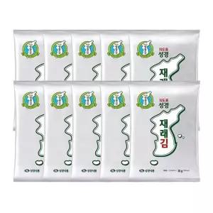 지도표성경김 ( 라이브쇼핑) 본사재래 전장김 30g x 10봉