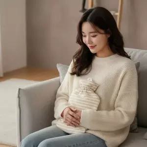 [파쉬]독일 파쉬 보온물주머니 2L +줄무늬순면커버 / 핫팩 찜질팩