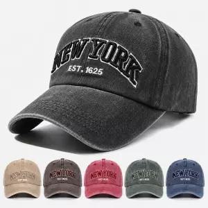 뉴욕 볼캡 NY 빈티지 워싱캡 남성 여성모자 챙 야구모자 군모 스냅백