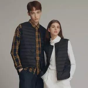 [잠뱅이] 동백01 공용 라운드넥 투웨이 스냅 경량 베스트 WL4WWV91 (S22571567)