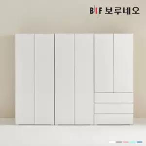 보루네오 [착불] 비긴 2400 W세트 옷장 이불장 안방 작은방 원룸