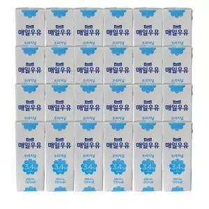 매일 멸균우유 오리지널 200ML 24팩