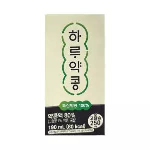 하루약콩 두유 190ml X 72개