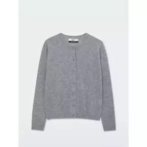 [UNIT]캐시미어 베이직 크루넥 클로버 가디건 (UFKKCA45ZC-L/GREY)