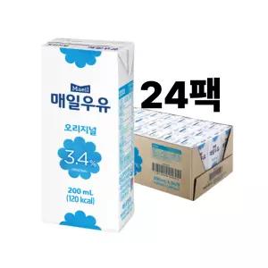 매일우유 멸균 오리지널 200ml 24팩