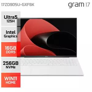 LG 그램17 17ZD90SU-GXF6K 울트라5 125H 업무용 인강용 휴대용 노트북 16GB 256GB WIN11 YO