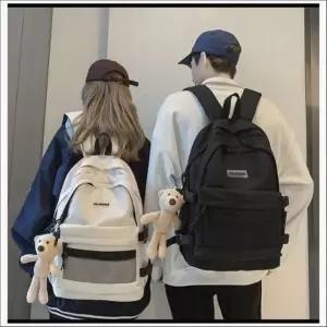 멀티포켓 캐주얼 백팩 학생 데일리 책가방