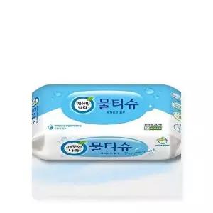 [셀러허브 1]휴대용 여행용 미니 물티슈 깨끗한나라페퍼민트30매리필(SH) (46125600)