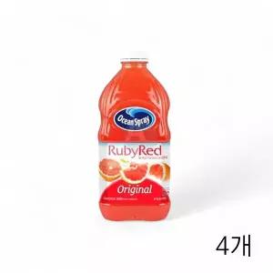 WL 오션스프레이 루비레드 자몽주스 1.89L X 4개 과일주스 액상음료 자몽음료 과채주스 WFLPQVW