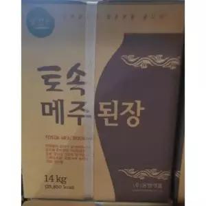 간장 맛깊은토속메주된장14kg