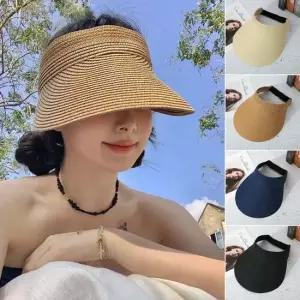 썬캡 심플 데일리 밀짚 여름