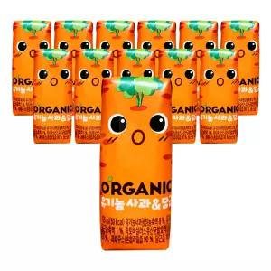 오가닉 유기농 크니 125ml 12팩 아기주스 어린이음료