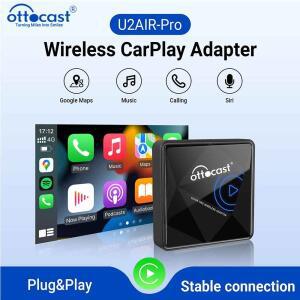 OTTOCAST U2Air PRO 무선 CarPlay 어댑터에 유선 USB 동글 스마트 Ai 박스 자동차 액세서리 VW 닛산 포드
