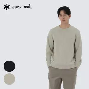 [롯데백화점]스노우피크 니트 맨투맨 S25WMFHT76 캠프시즌