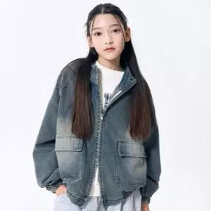 [더데이걸]데님 워싱 후드 아우터 TGJA26805 모다남양주점_GN