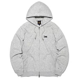 [LEE]LEE 펠트 트위치 로고 후드 집업 B1 LE2603HZ01 GR OT BK