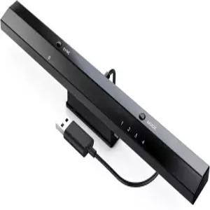 PC Windows에서 사용되는 USB Wii 리모컨용 MAYFLASH W010 무선 센서 돌핀바