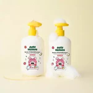[2개] 앙또미뇽 베리어엠 아기 바디워시 올인원 바스앤샴푸 대용량 500ml 유아 신생아