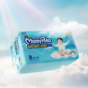 마미포코 팬티형 기저귀 하이퍼드라이 중형 공용 3단계 132매 1BOX MNS