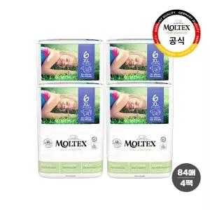 몰텍스 밴드형 통잠 기저귀 아기 육아 6단계 21매 4팩 MNS