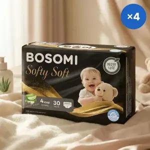 보솜이 팬티 기저귀 소프티소프트 대형 30개입 4팩 외 택1 MNS