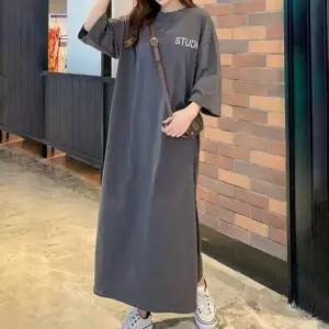 여성 데일리 빅사이즈 박스핏 롱원피스 1P 사계절 임산부 편한 치마