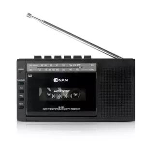 아남A37 블랙 카세트 녹음기 플레이어 MP3 라디오