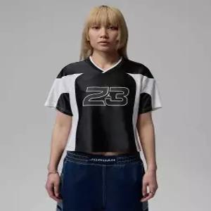 조던 플라이트 저지 W - 블랙:화이트 IF1158-010