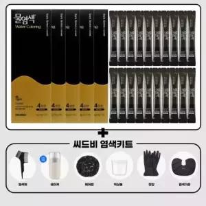 씨드비 프리미엄 물염색 시즌2 20회분+염색도구 비건 새치 커버 홈쇼핑 김혜수 셀프