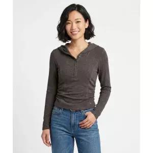 WHO.A.U Hooded Shirring T-shirt(F) / WHLAG3823F