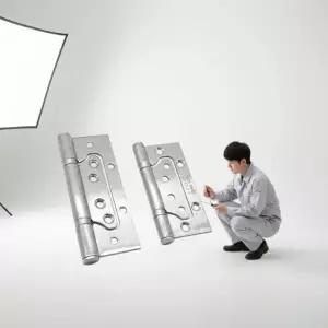 교체용 부속품 힌지 화장실 도어 경첩 방문경첩 스테인리스 문짝 12cm