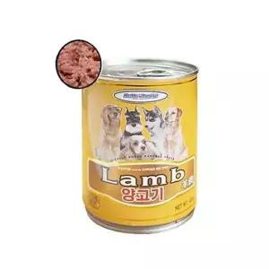 강아지 캔사료 양고기 400g 습식 통조림 간식