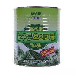 새콤하고 상큼한 늘푸른 랠리쉬 오이피클 3kg 수입식품 수입식자재