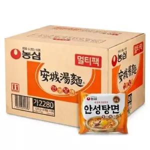 농심 안성탕면 멀티 5개입 x 8봉(40개)안성탕면40