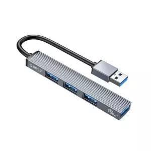 A타입 컴퓨터허브 알루미늄 USB3.0 노트북허브 USB 4포트 오리코 허브 AH-A13