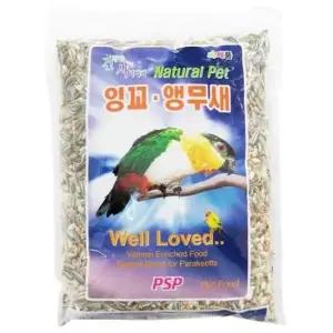 새모이 앵무새 사료 700g 잉꼬 반려새 먹이 앵무새밥