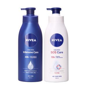 (1+1)니베아 바디 인텐시브/SOS바디로션 400ml 2개 택