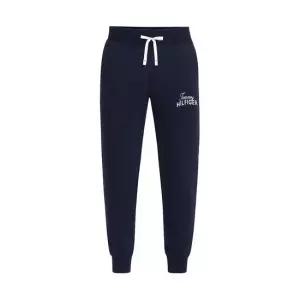 타미힐피거 그래픽 조거 남자 트레이닝 긴바지 팬츠 다크 네이비 09T4154-410