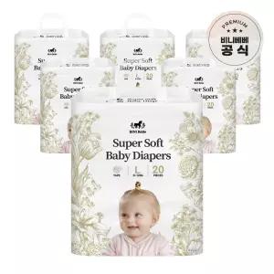 비니베베 슈퍼소프트 테이프형 L 6팩