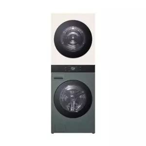 [LG](신세계몰)LG 오브제 워시타워 25kg+25kg 그린_베이지 WA2525GEHF