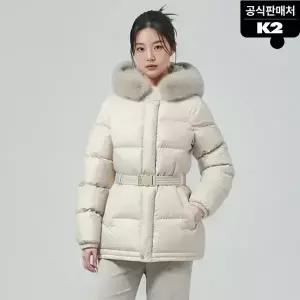 [25FW][K2] 여성 GOLDEN K95 마들렌 FOX 구스다운 미들패딩_GWW25550