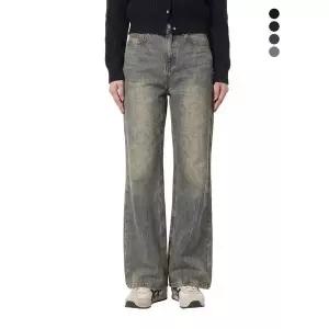[닉스][NIX JEANS] 여) GREY/D톤 RAW/M톤/B톤 코튼 워싱 롱 플레어 데님팬츠 (LNSFCDF521M)