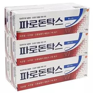 파로돈탁스 데일리 후로라이드 쿨링민트 치약 100g x6개 무료배송