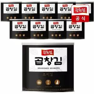 [광천김] 곱창 캔김 30g x 10캔