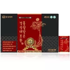 경성제약 홍삼담은 경성대보환 부모님 면력 선물 3.75g x 60환 1