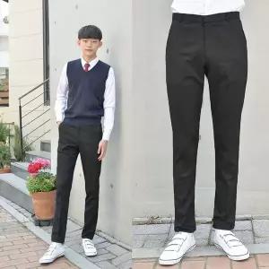 [보리보리/교복몰]스판 차콜 교복바지 남자