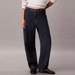 [Calvin Klein Jeans](강남점)여성 커브드 배기 워크웨어 데님(47H922G)