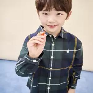 빈폴 키즈 BI6164UE3M 아동 셔츠 유아 헤릿체크 그린 5982445