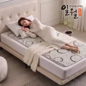 [하프클럽/일월]동그라미 초절전형 워셔블 카본 탄소 전기매트 / 카본매트 싱글