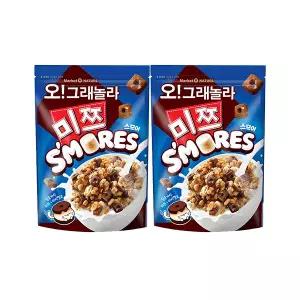 마켓오네이처 오!그래놀라 미쯔 스모어 260g, 2개